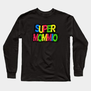 Super Mommio Funny Mother's Day T-Shirt and Sticker Long Sleeve T-Shirt